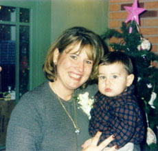 Kim and Carson, pictured in the original Jazz for Chaz scrapbook